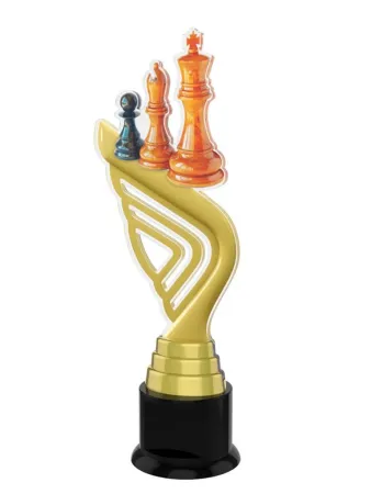 Akrylátová trofej ACTA001M13 Výška cm: 27, Barva: zlato