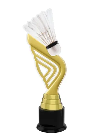 Akrylátová trofej ACTA001M16 | Badminton Výška cm: 31, Barva: stříbro
