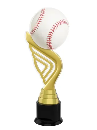 Akrylátová trofej ACTA001M17 | Baseball Výška cm: 27, Barva: stříbro
