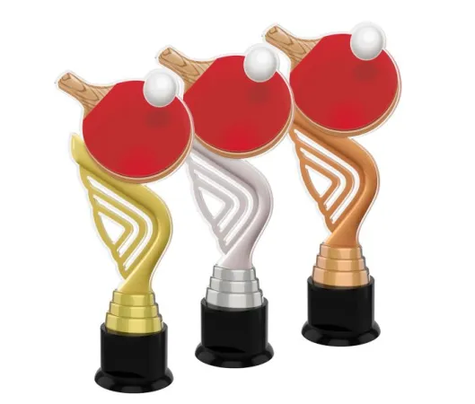 Akrylátová trofej ACTA001M18 Výška cm: 27, Barva: zlato