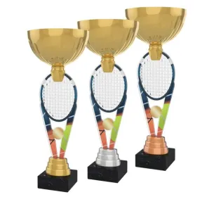 Akrylátová trofej ACUPGOLD M05 Výška cm: 33, Průměr cm: 12, Barva: zlato, Podstavec: černý