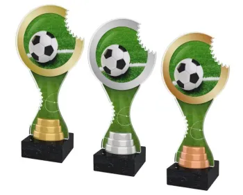 Akrylátová trofej ACBTM03 | Fotbal Výška cm: 26,5, Barva: bronz