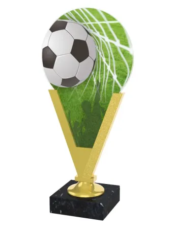 Akrylátová trofej AKEV001M1 | Fotbal Barva: zlato