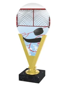 Akrylátová trofej AKEV001M6 | Hokej Barva: stříbro