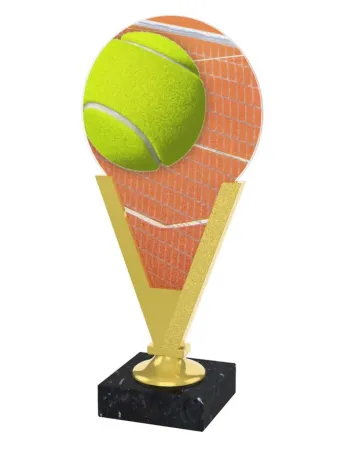 Akrylátová trofej AKEV001M8 | Tenis Barva: zlato