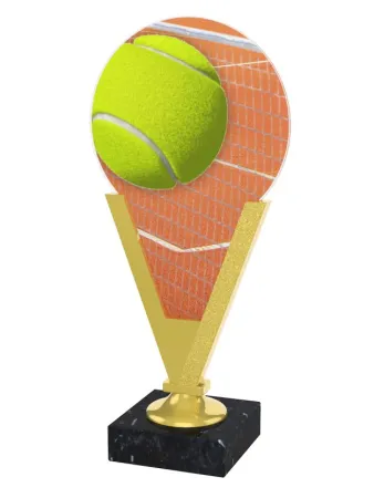 Akrylátová trofej AKEV001M8 | Tenis Barva: zlato