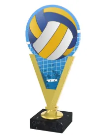 Akrylátová trofej AKEV001M9 | Volejbal Barva: zlato