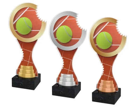 Akrylátová trofej ACBTM04 | Tenis Výška cm: 23,5, Barva: stříbro