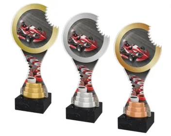 Akrylátová trofej ACBTM18 | Motorsport Výška cm: 25, Barva: bronz