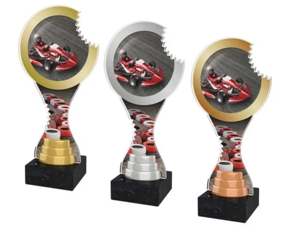 Akrylátová trofej ACBTM18 Výška cm: 25, Barva: zlato