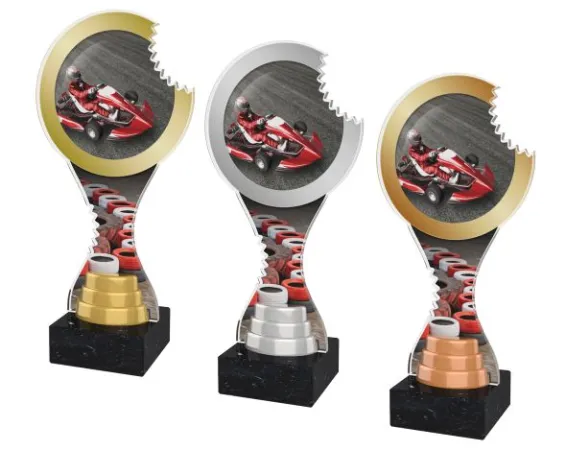 Akrylátová trofej ACBTM18 Výška cm: 25, Barva: zlato