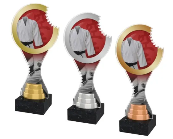 Akrylátová trofej ACBTM27 | Bojová umění Výška cm: 26,5, Barva: bronz