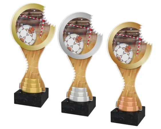 Akrylátová trofej ACBTM28 | Futsal Výška cm: 25, Barva: stříbro