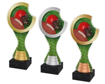 Akrylátová trofej ACBTM32 | Americký fotbal Výška cm: 26,5, Barva: bronz