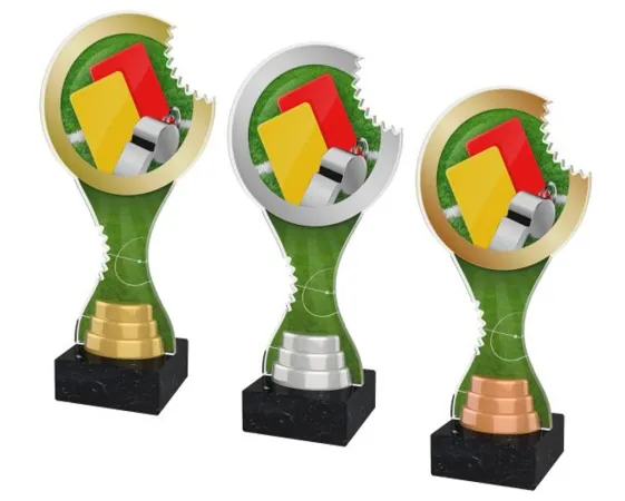 Akrylátová trofej ACBTM39 | Fotbal Výška cm: 23,5, Barva: stříbro
