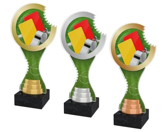 Akrylátová trofej ACBTM39 | Fotbal Výška cm: 23,5, Barva: stříbro