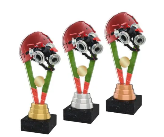 Akrylátová trofej ACUTM54 Výška cm: 24, Barva: zlato, Podstavec: černý
