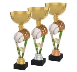 Akrylátová trofej ACUPGOLD M31 Výška cm: 33, Průměr cm: 12, Barva: zlato, Podstavec: černý