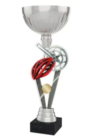 Akrylátová trofej ACUPSILVM36 | Cyklistika Výška cm: 35, Průměr cm: 12, Podstavec: bílý