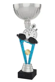 Akrylátová trofej ACUPSILVM38 | Plavání Výška cm: 35, Průměr cm: 12, Podstavec: černý