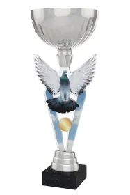 Akrylátová trofej ACUPSILVM41 | Chovatelství Výška cm: 37, Průměr cm: 14, Podstavec: černý
