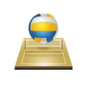 Akrylátový emblém EA0003 | Volejbal Průměr cm: 2,5