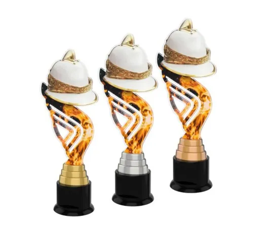 Akrylátová trofej ACTA001M24 | Hasiči Výška cm: 31, Barva: stříbro