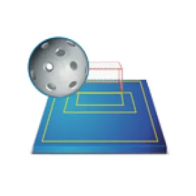 Akrylátový emblém EA5 | Florbal Průměr cm: 2,5