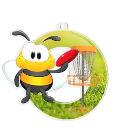 Akrylátová medaile MDAKM21 | Discgolf Stuha: ST9, MD průměr: 5