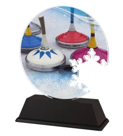 Akrylátová trofej CBCUS002M1 | Eisstock Výška cm: 14, Šířka cm: 11