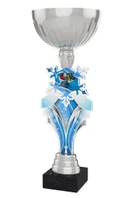 Akrylátová trofej ACUPS001M8 | Sjezdové lyžování Výška cm: 33, Podstavec: bílý