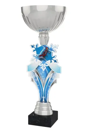 Akrylátová trofej ACUPS001M14 | Sjezdové lyžování Výška cm: 33, Podstavec: bílý