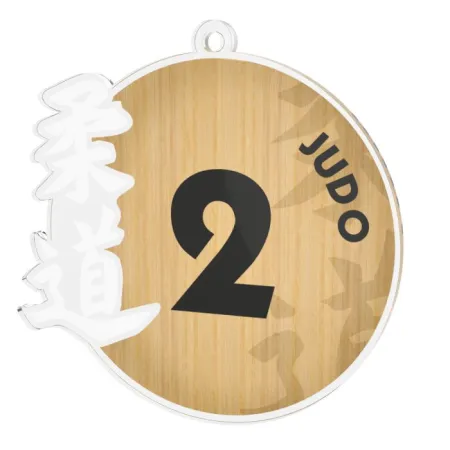 Akrylátová medaile MDA0020M91 | Bojová umění Stuha: ST13, MD průměr: 6