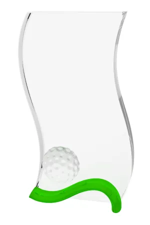 Skleněná trofej  CR5054 | Golf Výška cm: 16