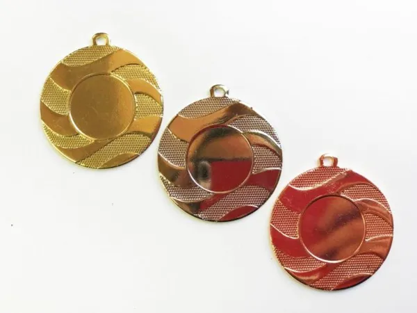 Medaile MD9 Barva: stříbro, Stuha: ST12