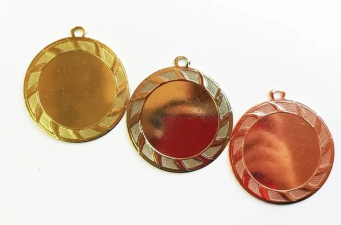 Medaile MD10 Barva: stříbro, Stuha: ST14