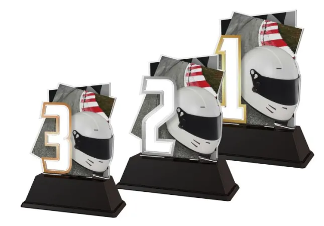 Akrylátová trofej NCUF001M14 Výška cm: 12, Šířka cm: 9