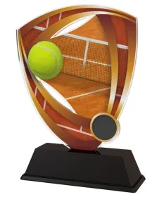 Akrylátová trofej CACUF001M7 | Tenis Výška cm: 17, Šířka cm: 12