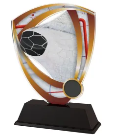 Akrylátová trofej CACUF001M17 | Hokej Výška cm: 17, Šířka cm: 12