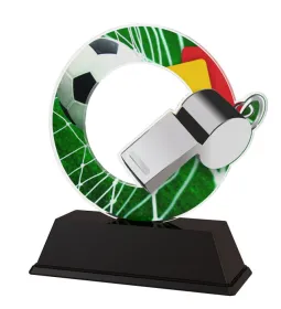 Akrylátová trofej ACLC2101M6 | Fotbal Výška cm: 8.5, Šířka cm: 6