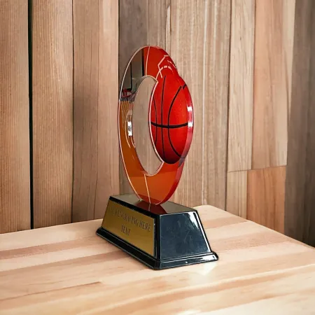 Akrylátová trofej ACLC2101M8 | Basketball Výška cm: 15, Šířka cm: 12