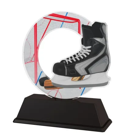 Akrylátová trofej ACLC2101M9 | Hokej Výška cm: 13, Šířka cm: 10