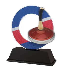 Akrylátová trofej ACLC2101M24 | Eisstock Výška cm: 8.5, Šířka cm: 6