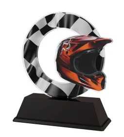Akrylátová trofej ACLC2101M36 | Motorsport Výška cm: 12, Šířka cm: 9