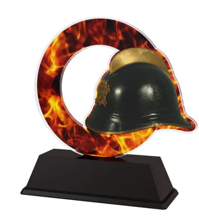 Akrylátová trofej ACLC2101M38 | Hasiči Výška cm: 8.5, Šířka cm: 6