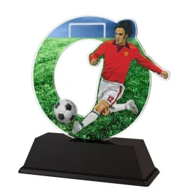 Akrylátová trofej ACLC2101M41 | Fotbal Výška cm: 12, Šířka cm: 9