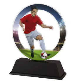 Akrylátová trofej CBCUF001M2 | Fotbal Výška cm: 12, Šířka cm: 9
