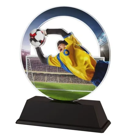 Akrylátová trofej CBCUF001M3 | Fotbal Výška cm: 11, Šířka cm: 8