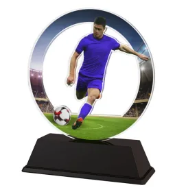 Akrylátová trofej CBCUF001M4 | Fotbal Výška cm: 10, Šířka cm: 7