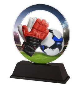 Akrylátová trofej CBCUF001M7 | Fotbal Výška cm: 15, Šířka cm: 12